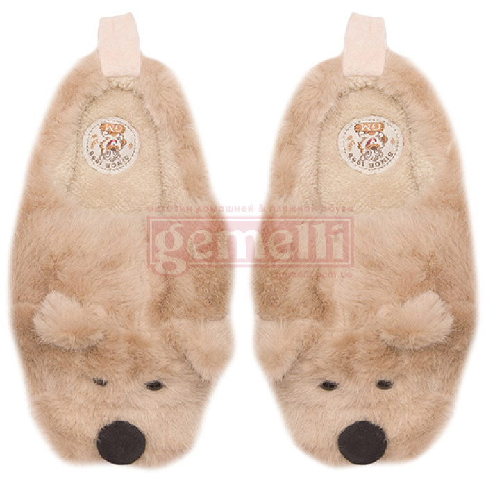 Women's slippers Bober Brown