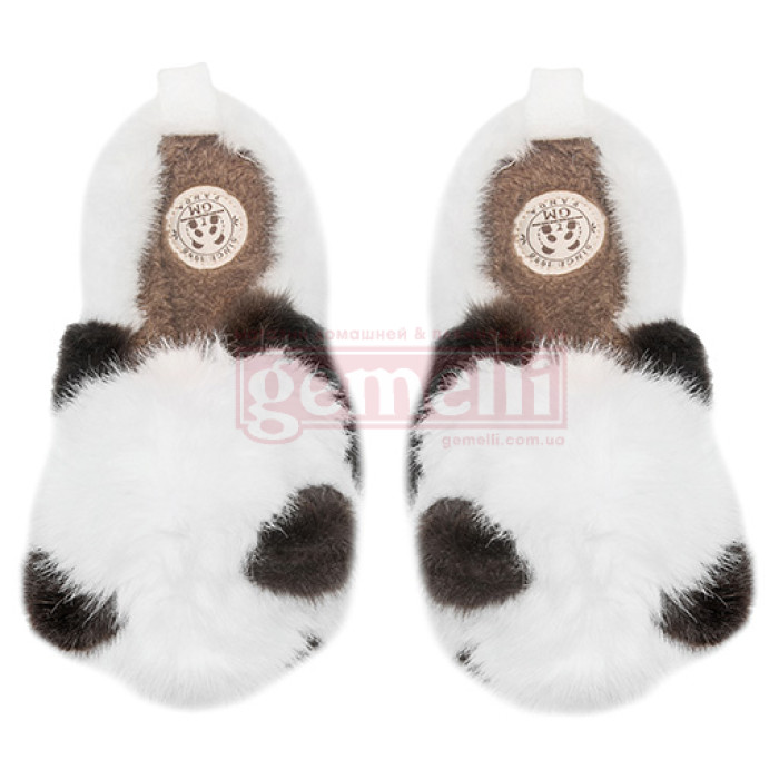 Women's slippers Panda White