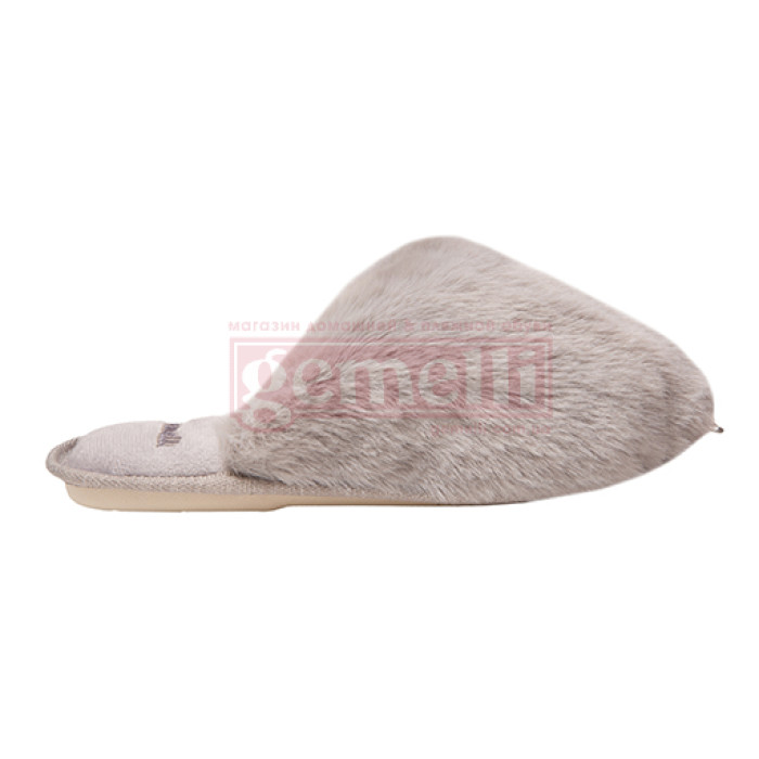 Women's slippers Ponchik Gray