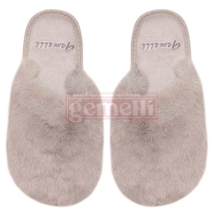 Women's slippers Ponchik Gray