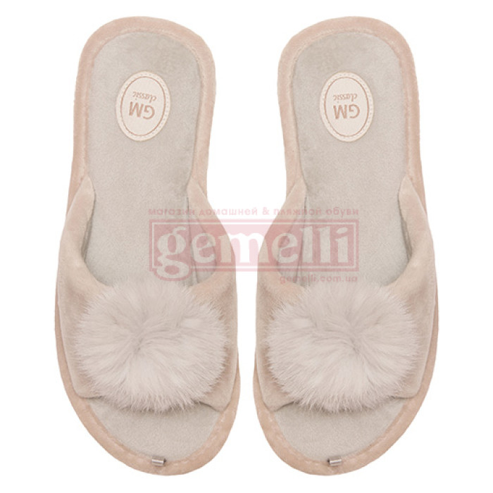 Women's slippers Pushinka Beige