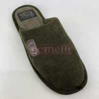 Мужские тапочки Лео 2 хаки 3153m-ch-obl-closed