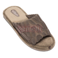 Kapcie damskie Abetka szary 4823043346227-grey